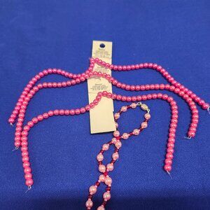 A lot of 3 Strands Darice Glass Beads